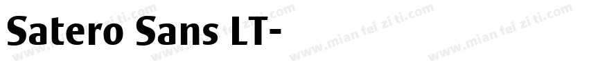 Satero Sans LT字体转换